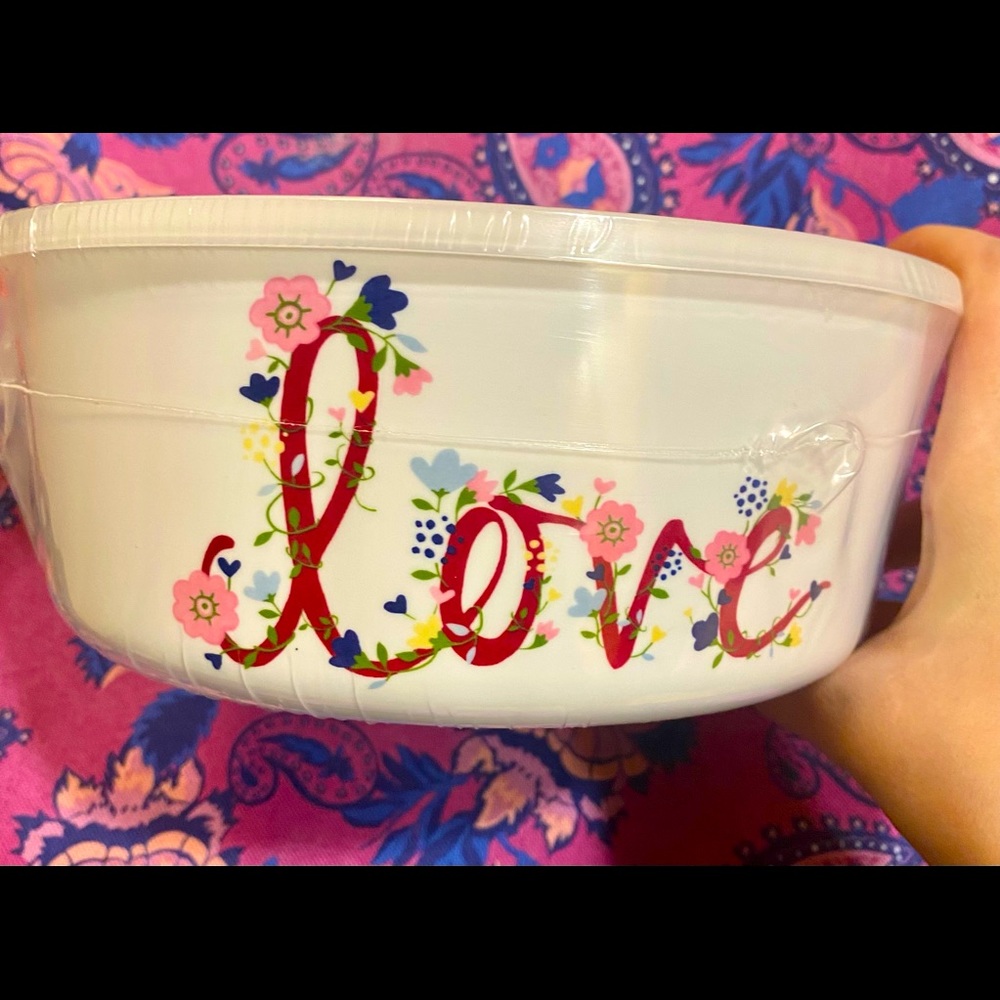 Martha Stewart Valentine’s Edition Three Bowl Container Set
